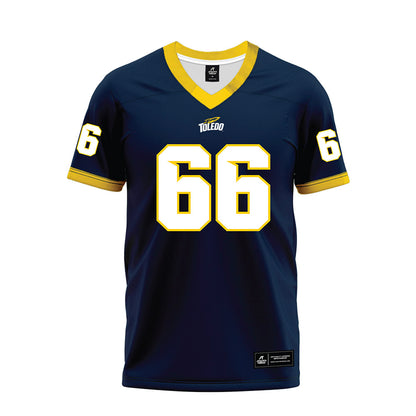 Toledo - NCAA Football : Carter Fouty - Blue Premium Football Jersey-0