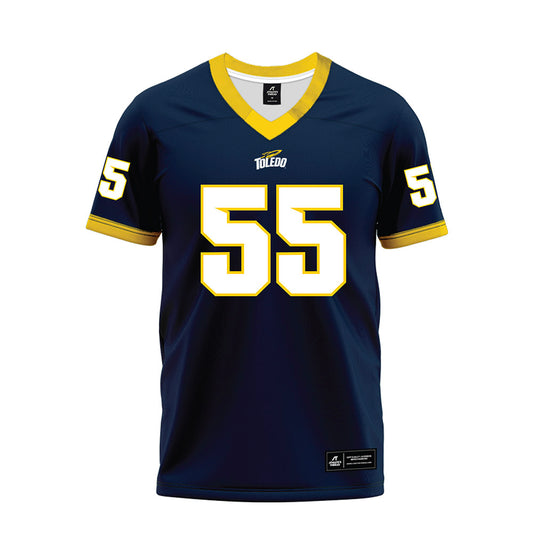 Toledo - NCAA Football : Doran Ray jr - Blue Premium Football Jersey-0