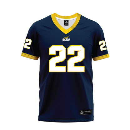 Toledo - NCAA Football : Lucas Laroche - Blue Premium Football Jersey-0