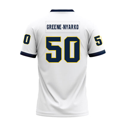 Toledo - NCAA Football : Raphael Greene-Nyarko - White Premium Football Jersey-1