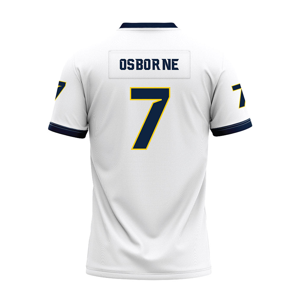 Toledo - NCAA Football : Kalieb Osborne - White Premium Football Jersey