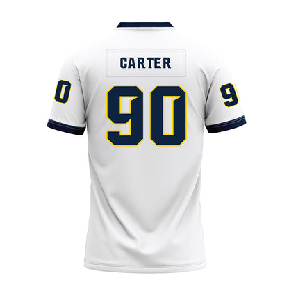 Toledo - NCAA Football : Esean Carter - White Premium Football Jersey-1