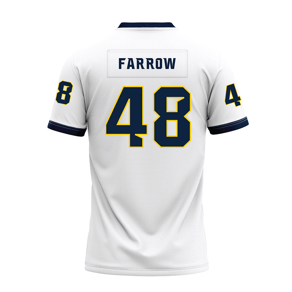 Toledo - NCAA Football : Jordin Farrow - White Premium Football Jersey-1