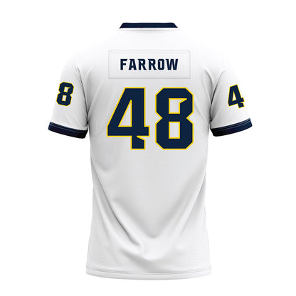 Toledo - NCAA Football : Jordin Farrow - White Premium Football Jersey-1