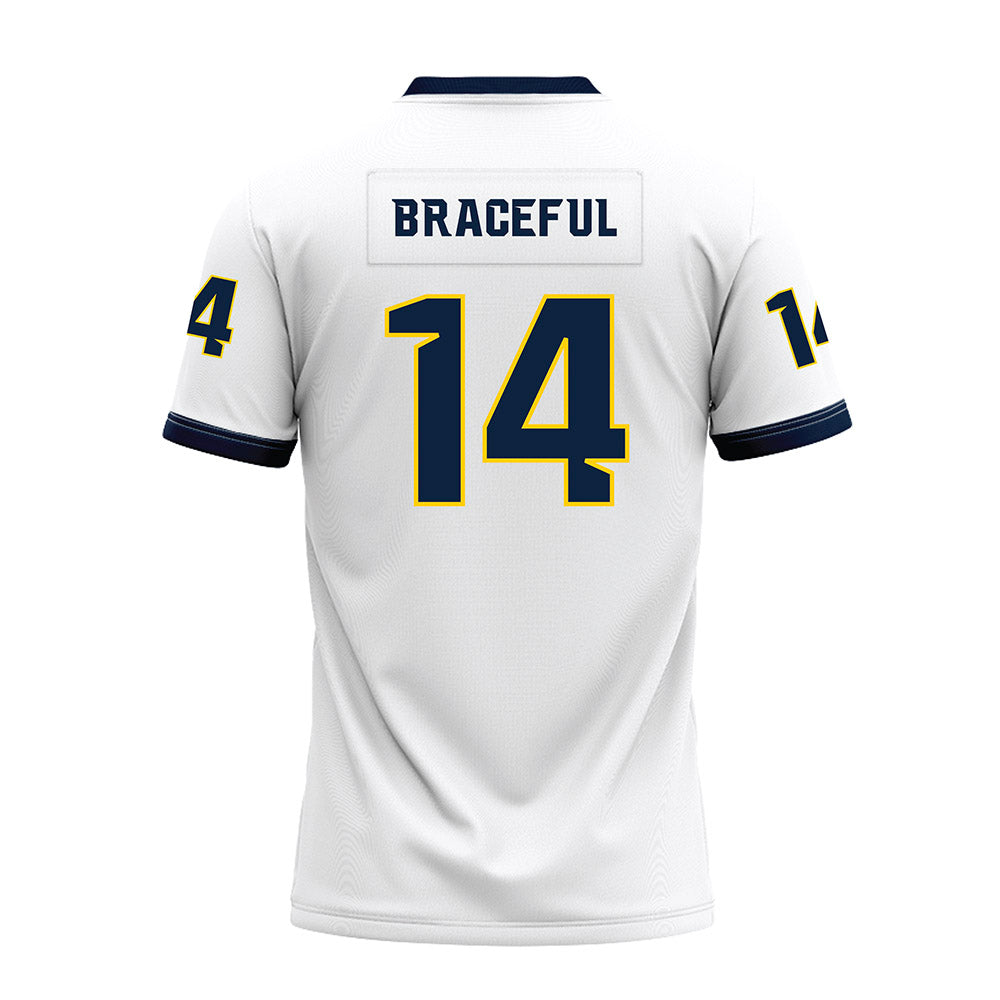 Toledo - NCAA Football : Tashi Braceful - White Premium Football Jersey-1
