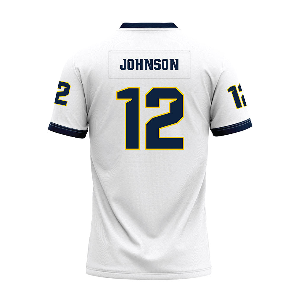 Toledo - NCAA Football : RJ Johnson - White Premium Football Jersey-1