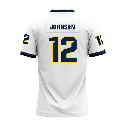 Toledo - NCAA Football : RJ Johnson - White Premium Football Jersey-1