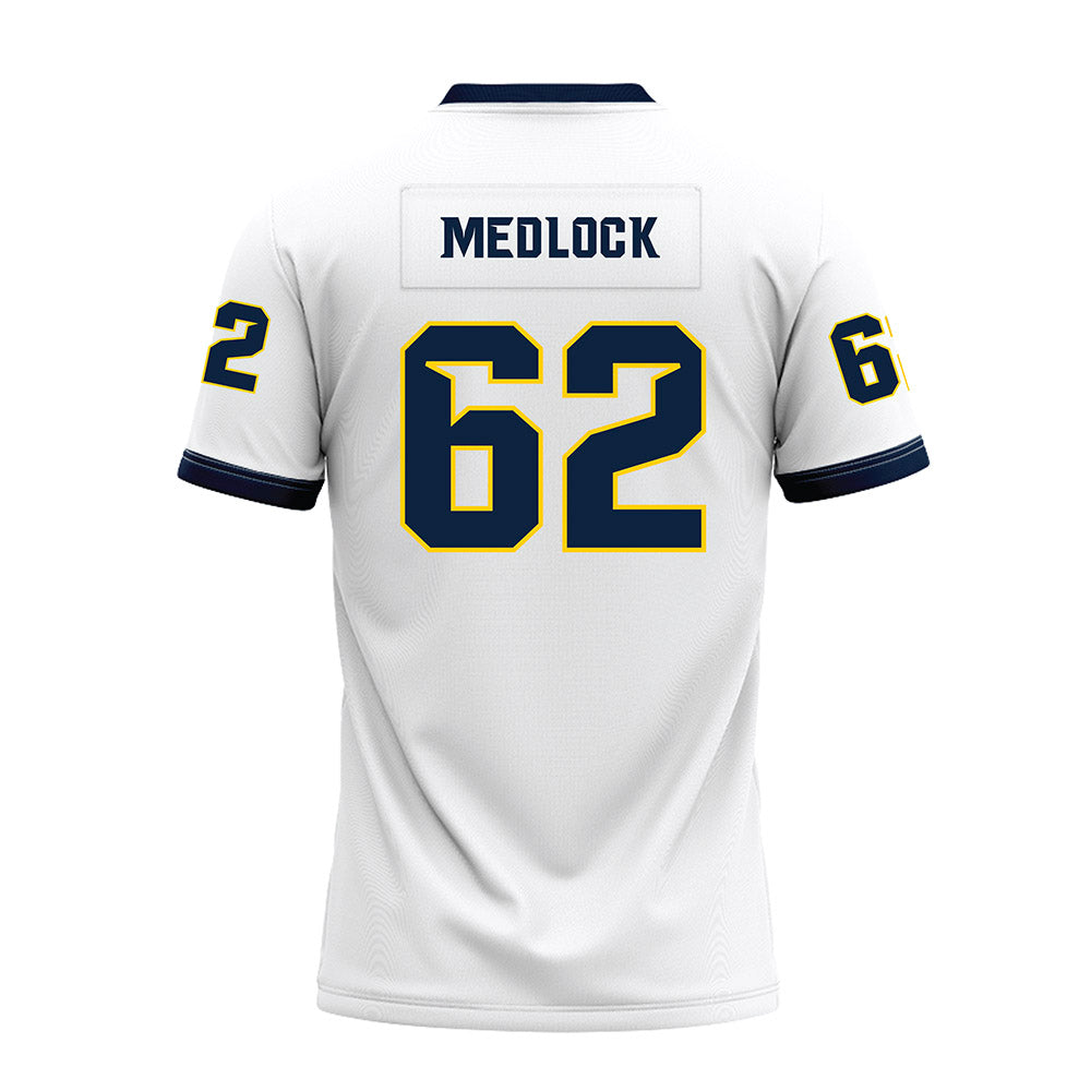 Toledo - NCAA Football : Christian Medlock - White Premium Football Jersey-1