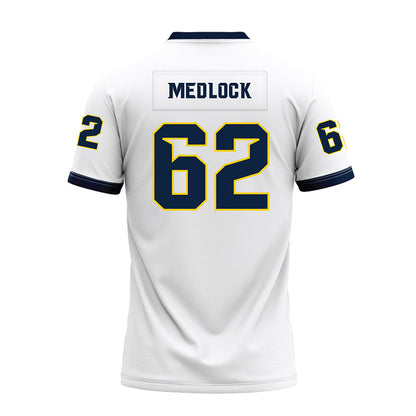 Toledo - NCAA Football : Christian Medlock - White Premium Football Jersey-1
