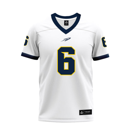 Toledo - NCAA Football : Zeke Blake - White Premium Football Jersey