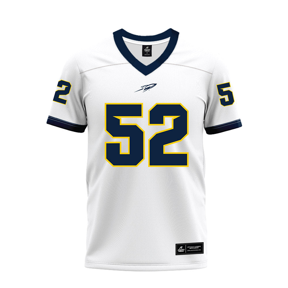 Toledo - NCAA Football : Lucas Lambert-Pipkin - White Premium Football Jersey-0