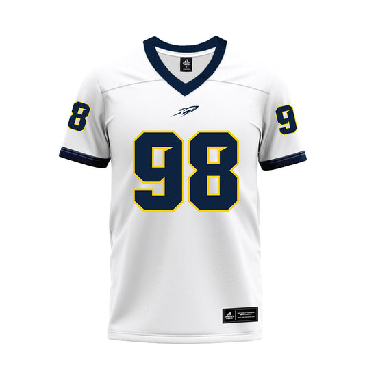 Toledo - NCAA Football : Carlos Hazelwood - White Premium Football Jersey