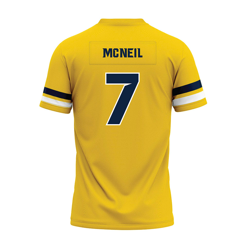 Toledo - NCAA Football : Emmanuel McNeil - Gold Premium Football Jersey-1