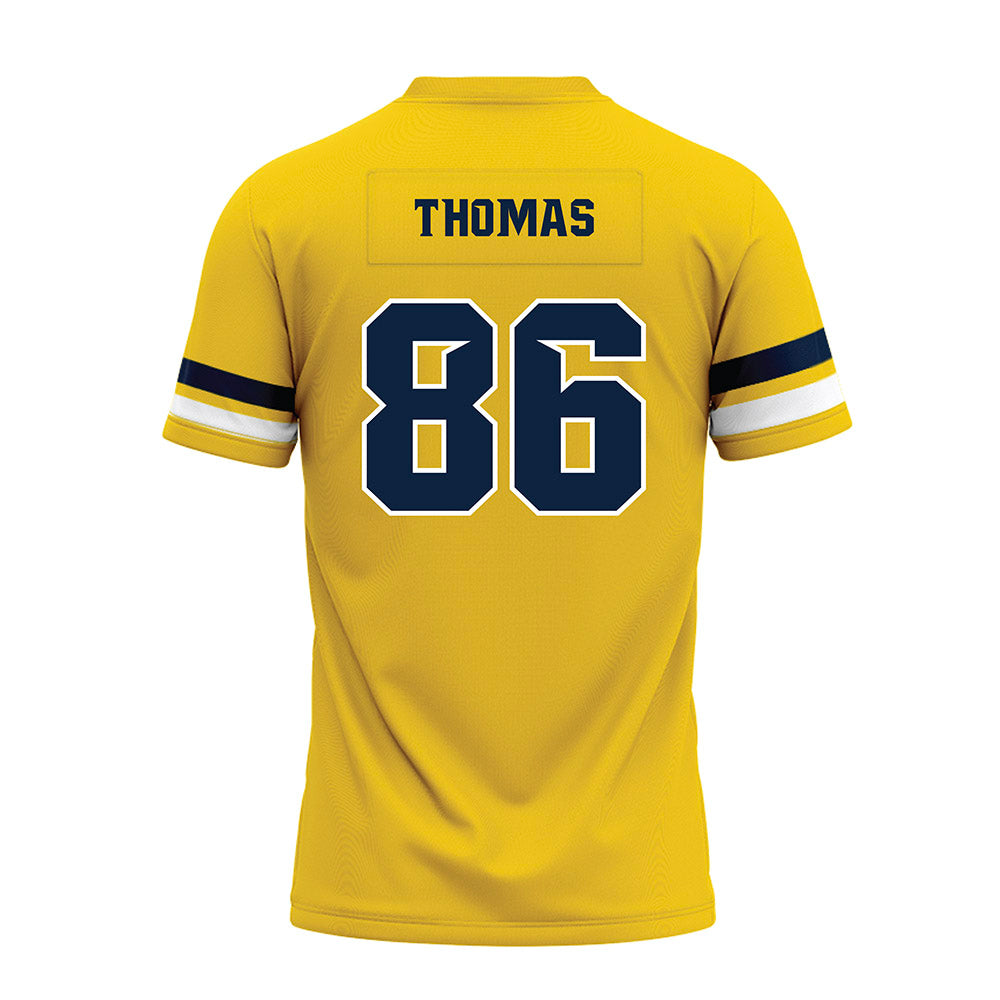 Toledo - NCAA Football : Donivon Thomas - Gold Premium Football Jersey-1