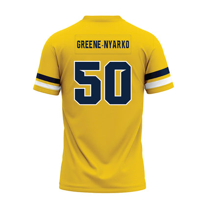 Toledo - NCAA Football : Raphael Greene-Nyarko - Gold Premium Football Jersey-1