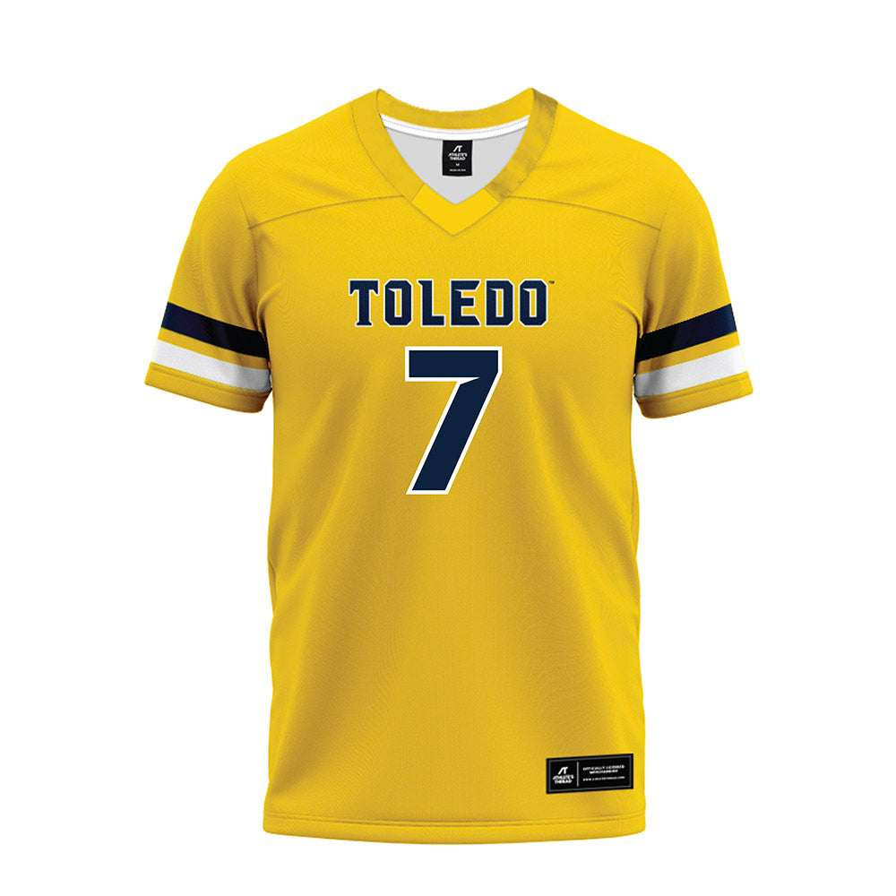 Toledo - NCAA Football : Emmanuel McNeil - Gold Premium Football Jersey-0