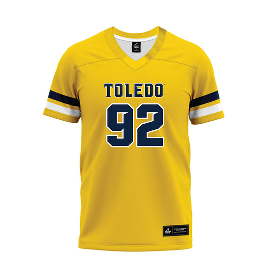 Toledo - NCAA Football : Thomas Huss - Gold Premium Football Jersey-0