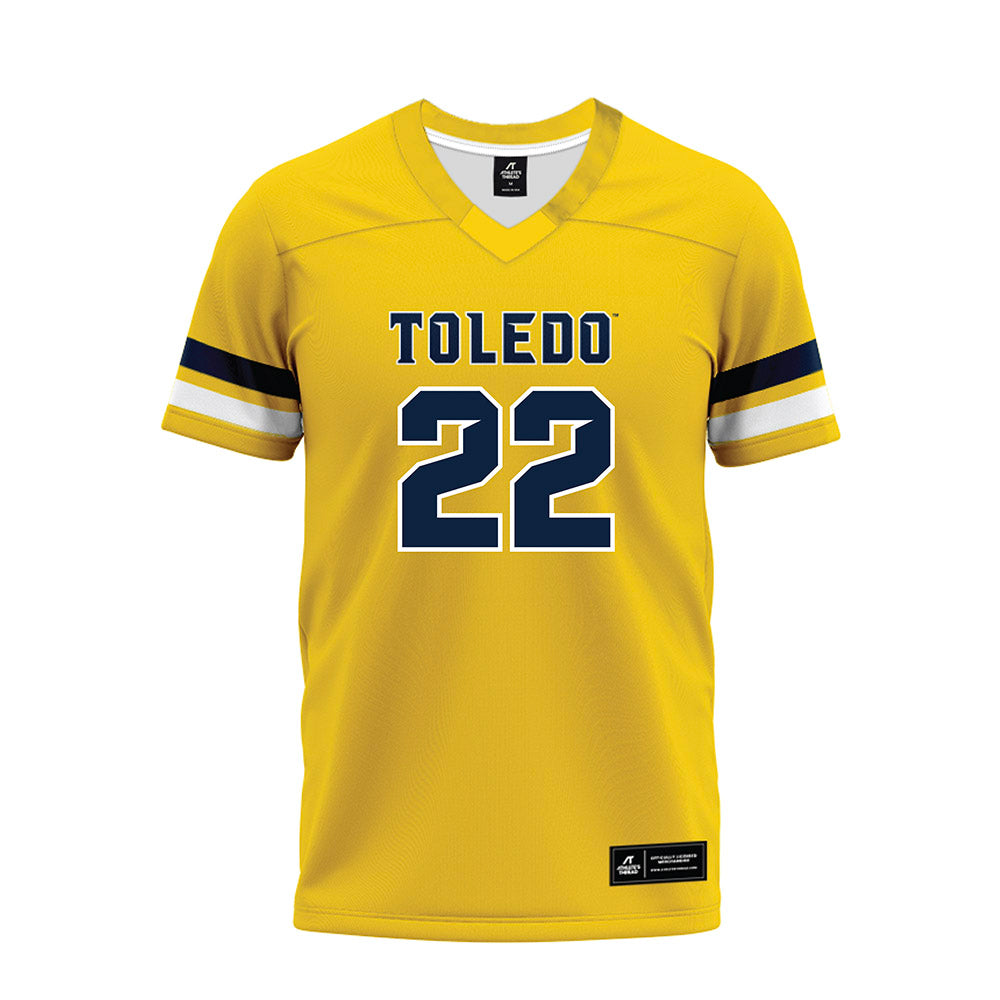 Toledo - NCAA Football : Lucas Laroche - Gold Premium Football Jersey-0