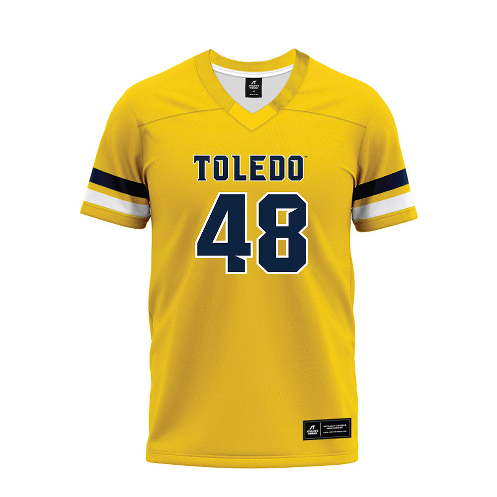 Toledo - NCAA Football : Jordin Farrow - Gold Premium Football Jersey-0