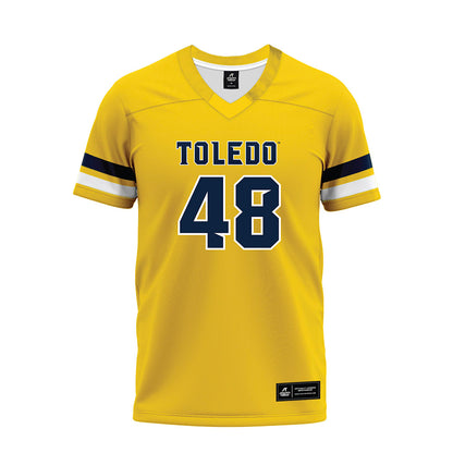 Toledo - NCAA Football : Jordin Farrow - Gold Premium Football Jersey-0