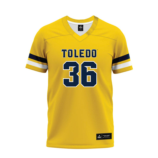 Toledo - NCAA Football : Emilio Duran - Gold Premium Football Jersey