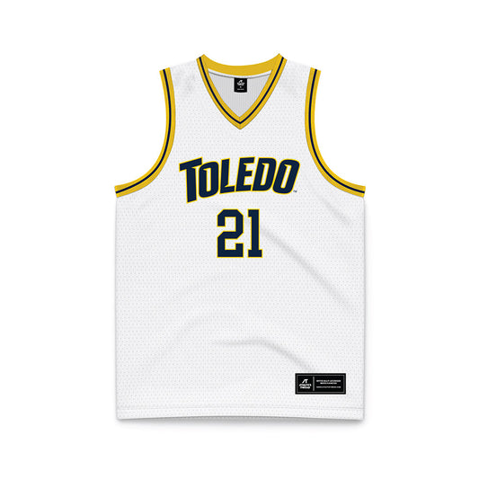 Toledo - NCAA Men's Basketball : London Praytor - Basketball Jersey-0