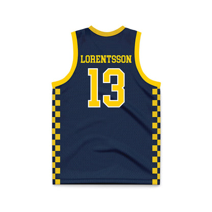 Toledo - NCAA Men's Basketball : Andre Lorentsson - Blue Basketball Jersey-1