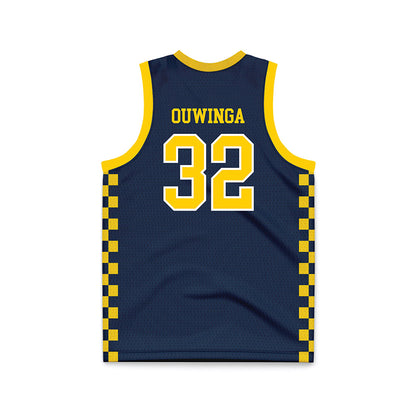 Toledo - NCAA Men's Basketball : Jaylan Ouwinga - Blue Basketball Jersey-1