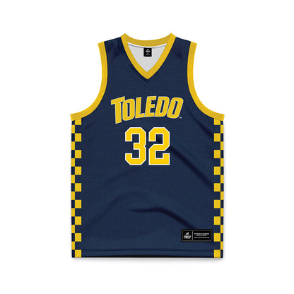 Toledo - NCAA Men's Basketball : Jaylan Ouwinga - Blue Basketball Jersey-0