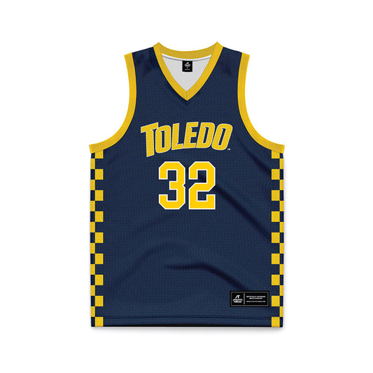 Toledo - NCAA Men's Basketball : Jaylan Ouwinga - Blue Basketball Jersey-0