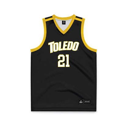Toledo - NCAA Men's Basketball : London Praytor - Basketball Jersey-0