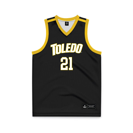Toledo - NCAA Men's Basketball : London Praytor - Basketball Jersey-0