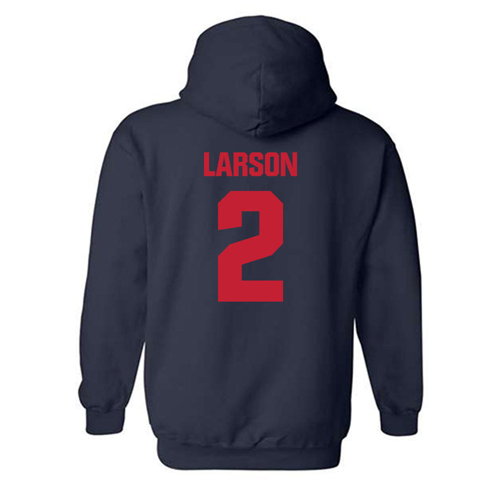 Richmond - NCAA Baseball : Connor Larson - Hooded Sweatshirt-1