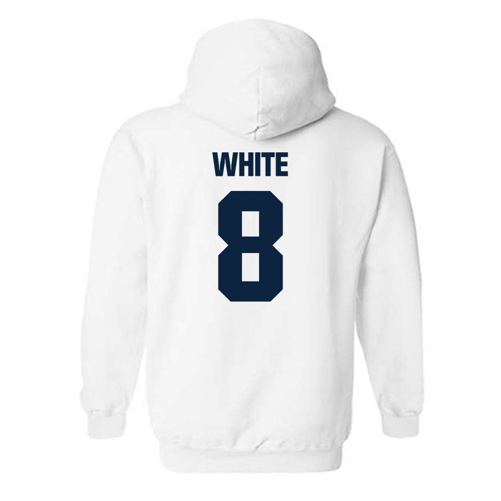 Richmond - NCAA Men's Basketball : B Artis White - Hooded Sweatshirt