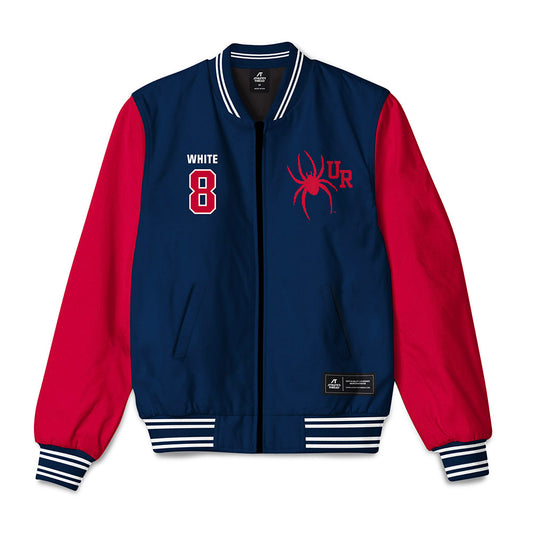 Richmond - NCAA Men's Basketball : B Artis White - Bomber Jacket