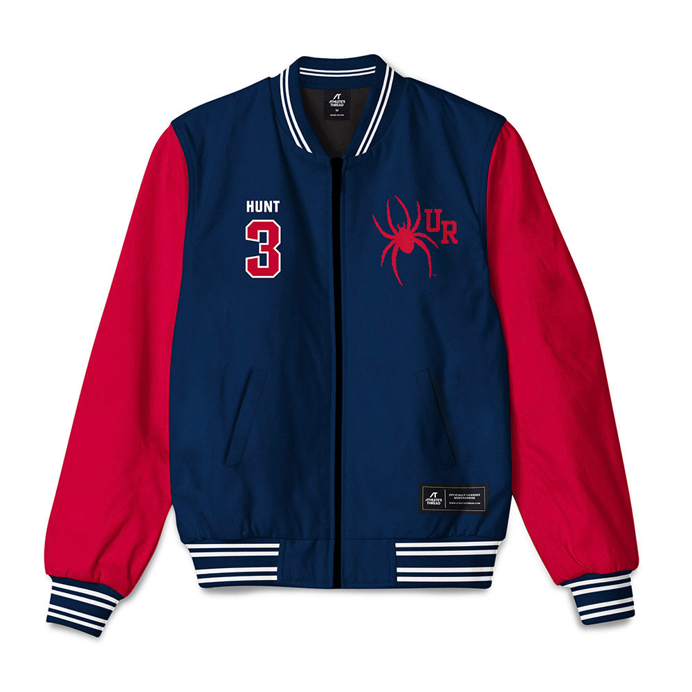 Richmond - NCAA Men's Basketball : Delonnie Hunt - Bomber Jacket