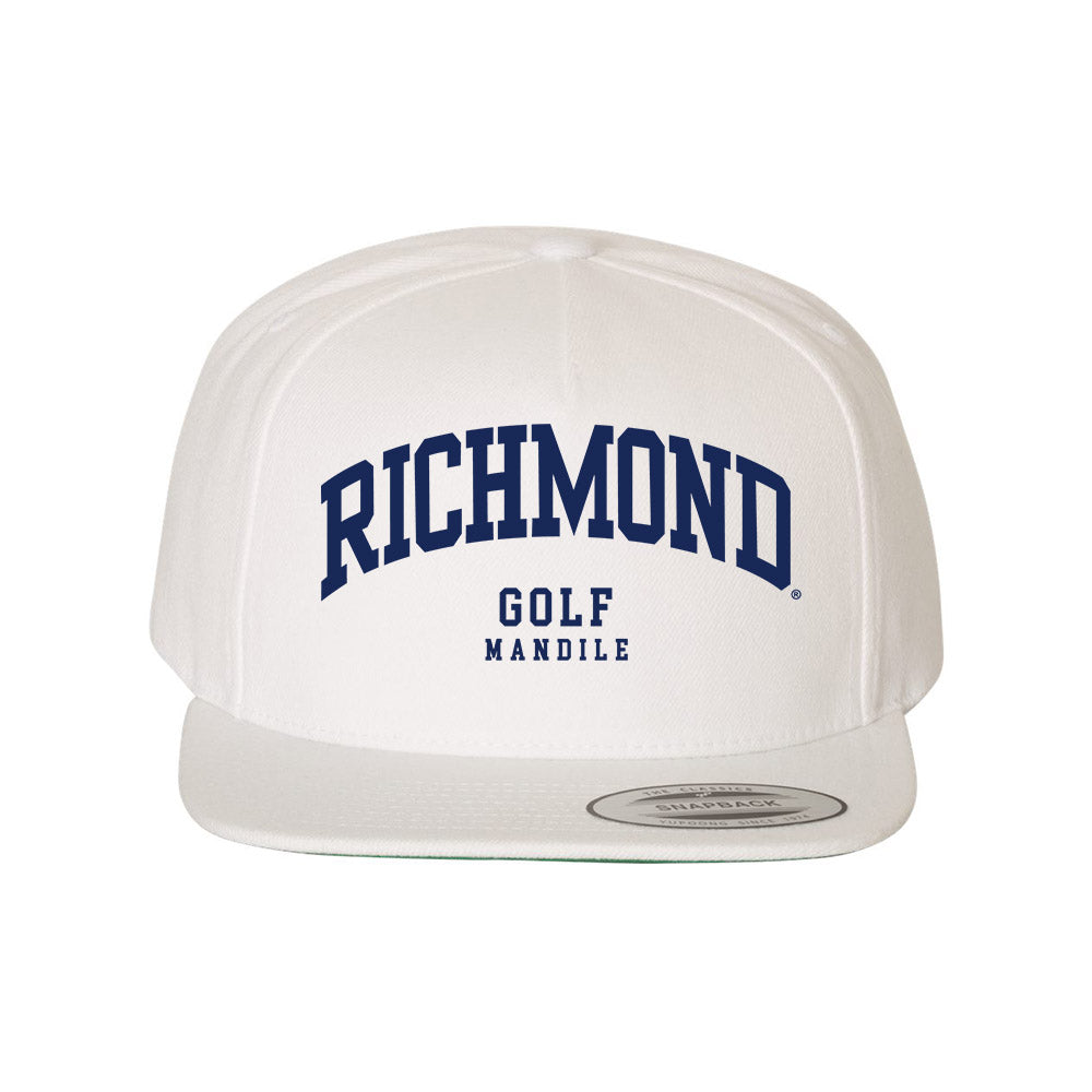 Richmond - NCAA Women's Golf : Christine Mandile - Snapback Hat-0