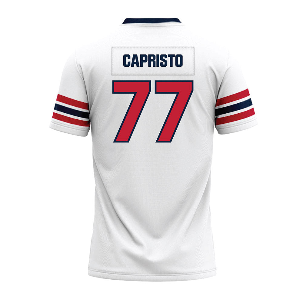 Richmond - NCAA Football : Kade Capristo - White Premium Football Jersey