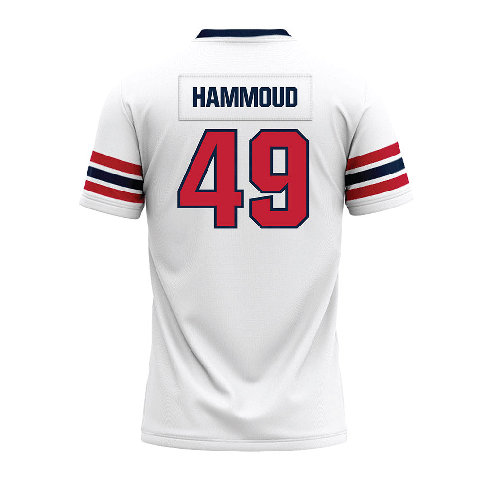 Richmond - NCAA Football : Ryan Hammoud - White Premium Football Jersey-1