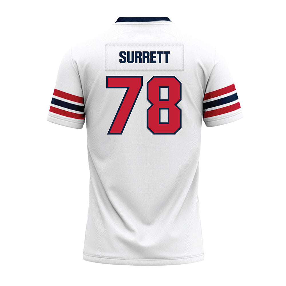 Richmond - NCAA Football : Luke Surrett - White Premium Football Jersey-1