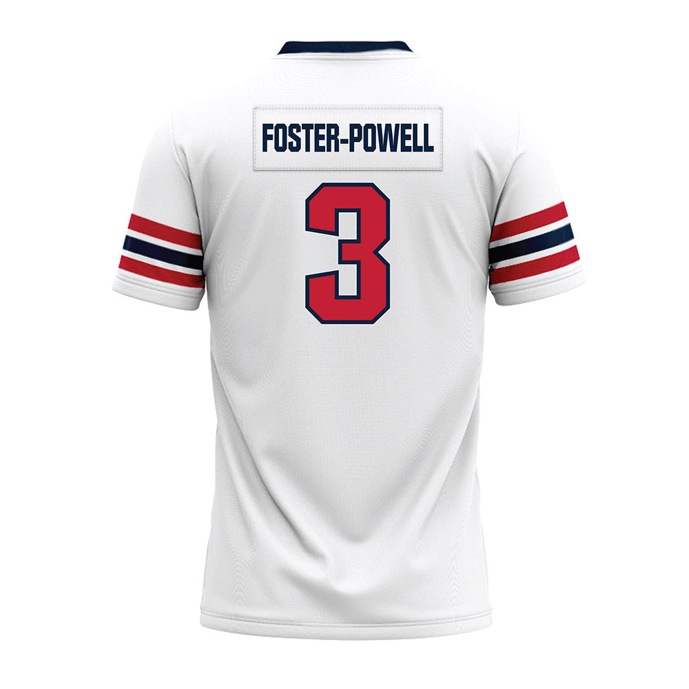 Richmond - NCAA Football : Aziz Foster-Powell - White Premium Football Jersey-1