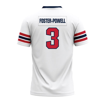 Richmond - NCAA Football : Aziz Foster-Powell - White Premium Football Jersey-1