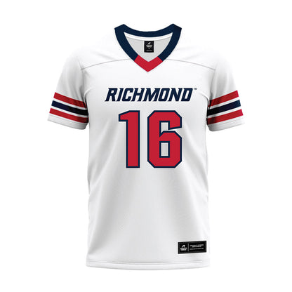 Richmond - NCAA Football : Tramayne Bullock - White Premium Football Jersey-0
