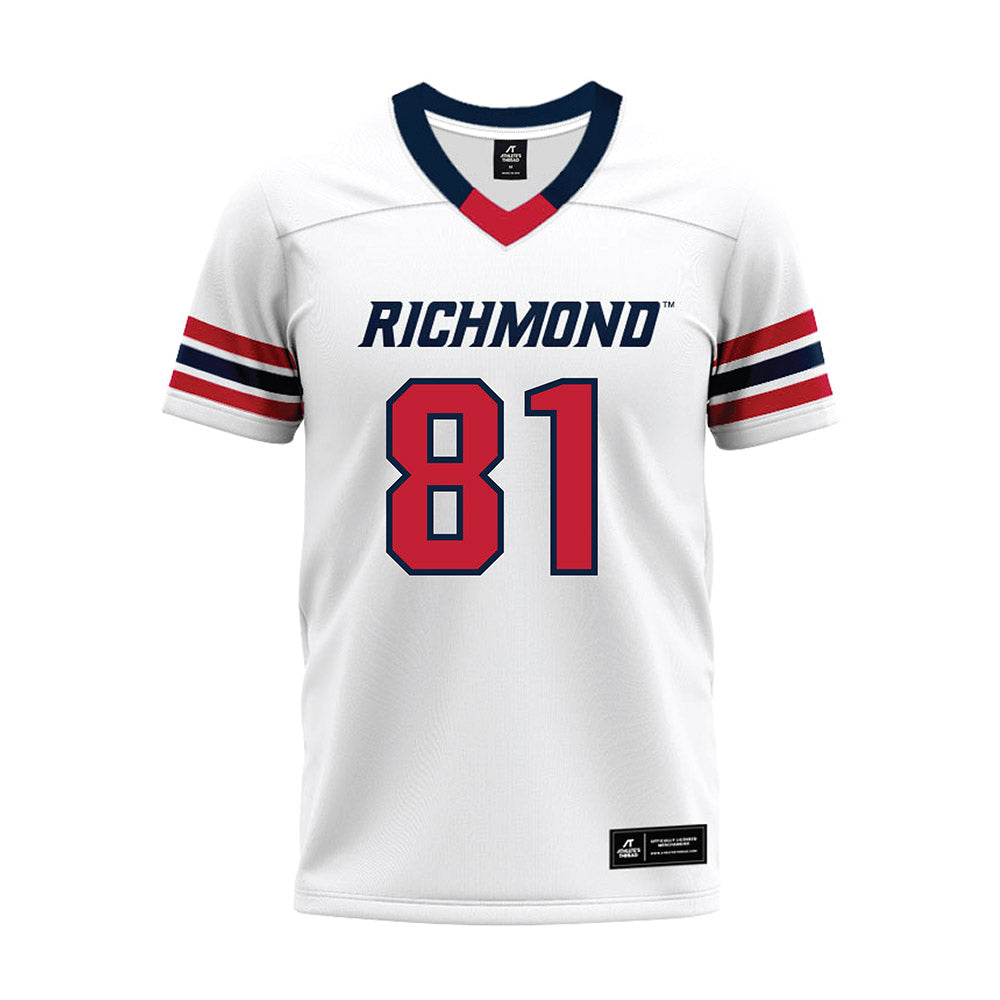 Richmond - NCAA Football : Andreas Hill - White Premium Football Jersey