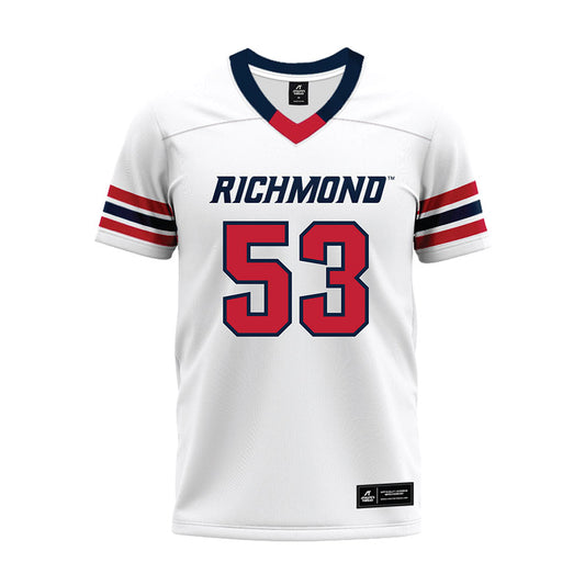 Richmond - NCAA Football : Kelsey Hundley - White Premium Football Jersey