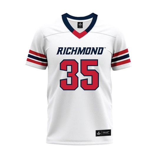 Richmond - NCAA Football : Aaron Trusler - White Premium Football Jersey