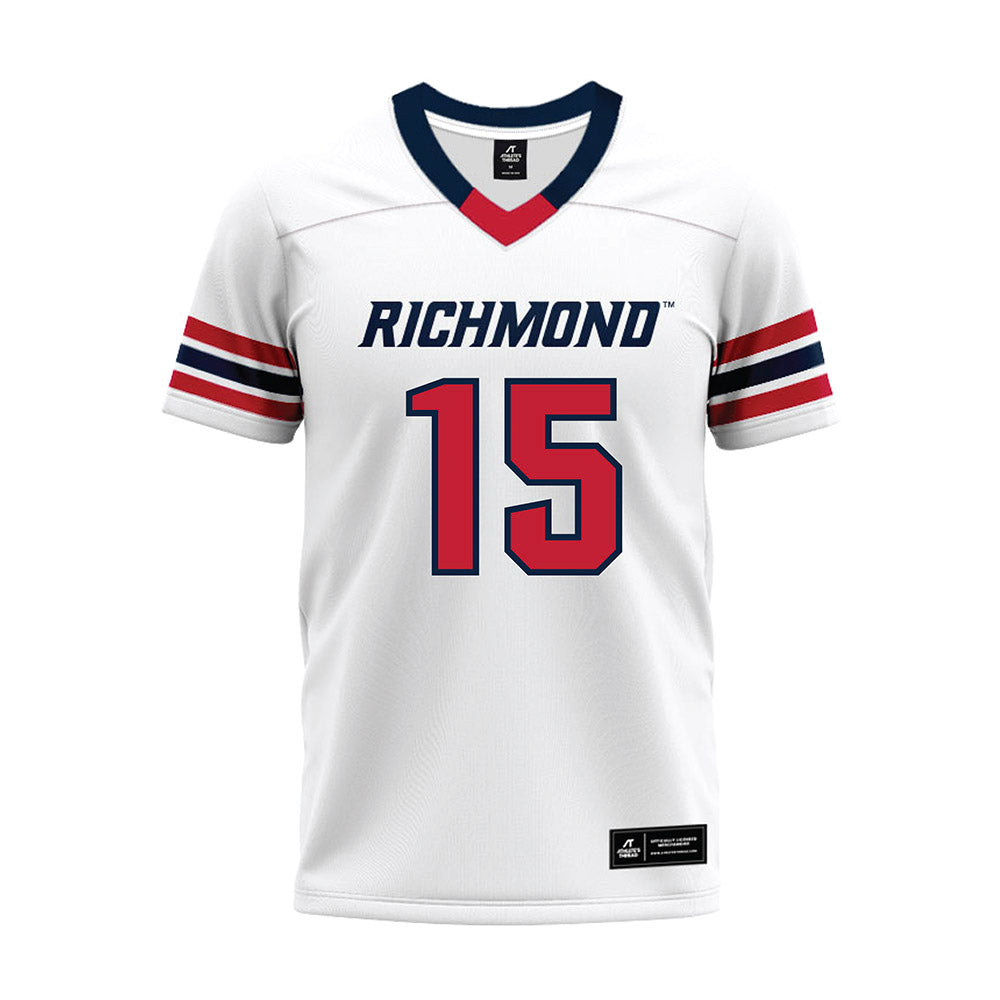 Richmond - NCAA Football : D'Angelo Stocker - White Premium Football Jersey