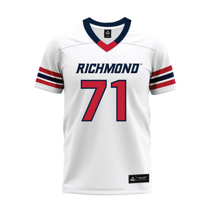 Richmond - NCAA Football : Scott Hummel - White Premium Football Jersey