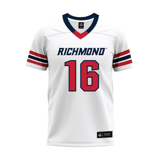Richmond - NCAA Football : Tramayne Bullock - White Premium Football Jersey-0
