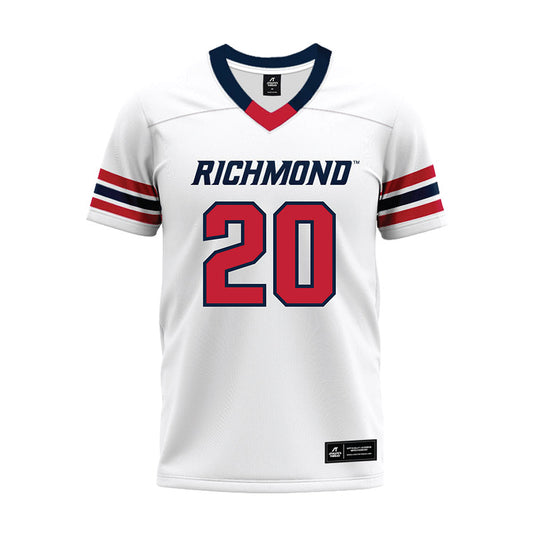 Richmond - NCAA Football : Trae Tomlinson - White Premium Football Jersey